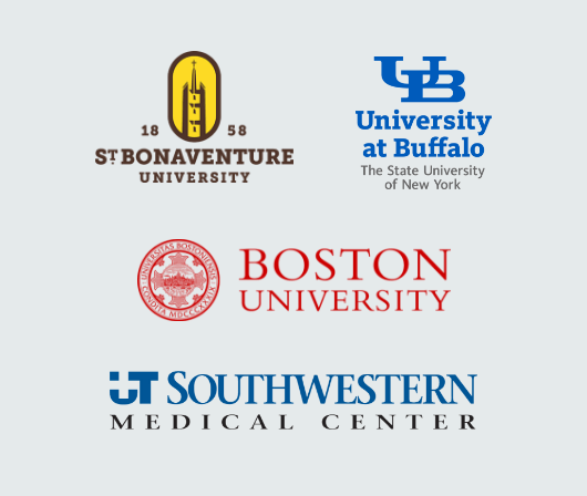 Dr. Simon's university logos