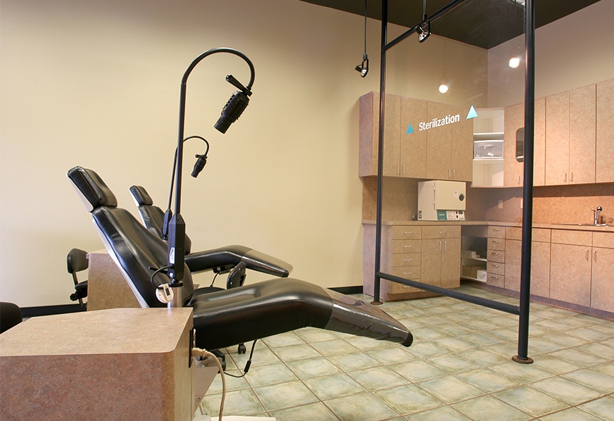 Lakewood Dallas orthodontic exam room